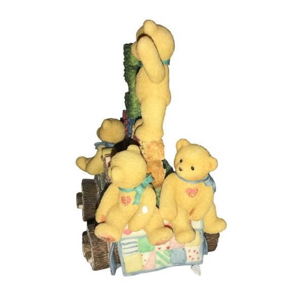 Cherished Teddies - Five Teddies on a Float - 5th Anniversary 1999 Members Only - Picture 8 of 9